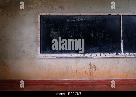 Classroom in a vacant school in Magamba, Tanzania, Africa Stock Photo