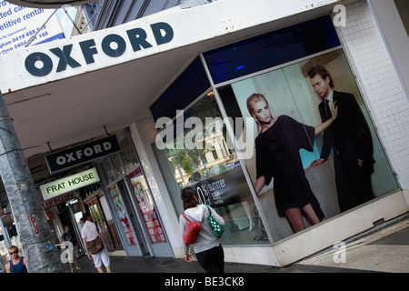 Clothes boutiques on Oxford Street in Paddington. Sydney, New South Wales, AUSTRALIA Stock Photo