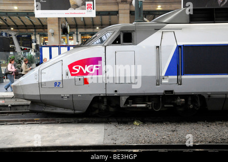 TGV, Gare du Nord, North station, Paris, France, Europe Stock Photo