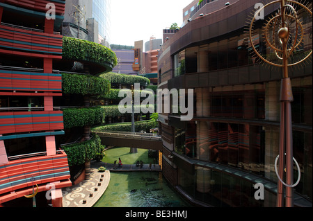 The futuristic Canal City shopping mall, Fukuoka city, Fukuoka prefecture, Japan, June 3, 2009. Stock Photo