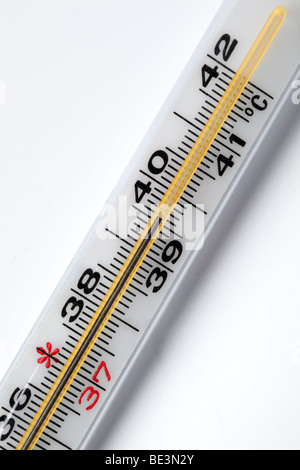 Glass thermometer Stock Photo