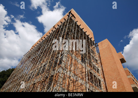 Building repair, scaffolding Stock Photo