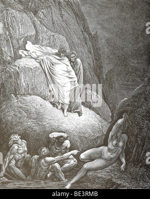 Gustave Doré's illustration to Dante's Inferno. Plate I: Canto I ...