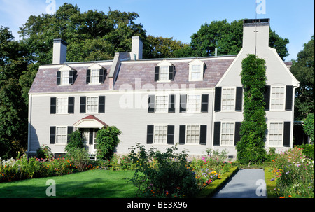 Historic home of 6th President John Quincy Adams in Quincy, Massachusetts Stock Photo