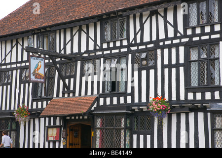 Falcon Inn, Stratford Upon Avon, Warwickshire, England, July, 2009 Stock Photo