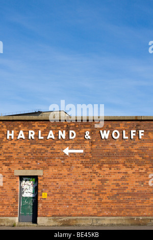Harland and Wolff Shipyard, Belfast Stock Photo