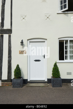 Cottage Door Lavenham Suffolk UK Stock Photo
