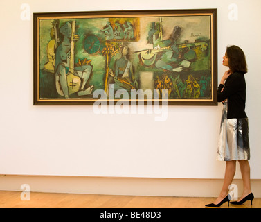 Ragamala Series by Maqbool Fida Husain Stock Photo