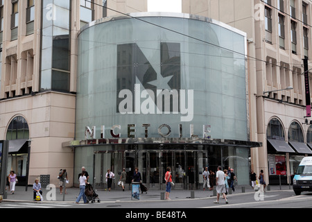 exterior of nice etoile a shopping center in the city along avenue jean medecin nice south of france Stock Photo