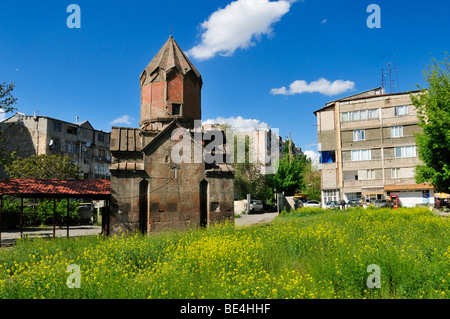 Small historic Armenian Orthodox church at downtown Yerevan, Jerewan, Armenia, Asia Stock Photo