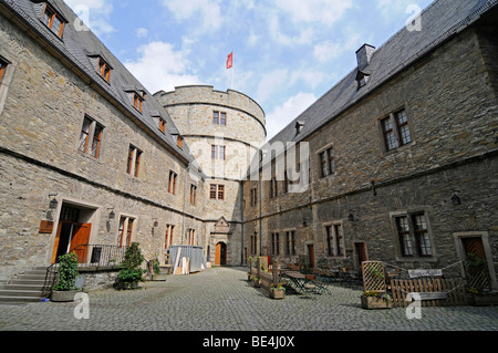 Towers, Wewelsburg, triangular castle, former Nazi cult and terror ...