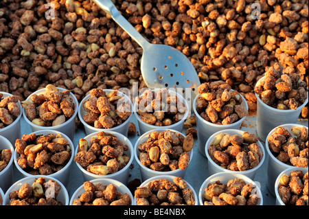 Candied peanuts at a stall in London City, England, United Kingdom, Europe
