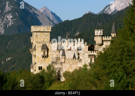 Play Castle in Seefeld, Tyrol, Austria, Europe Stock Photo
