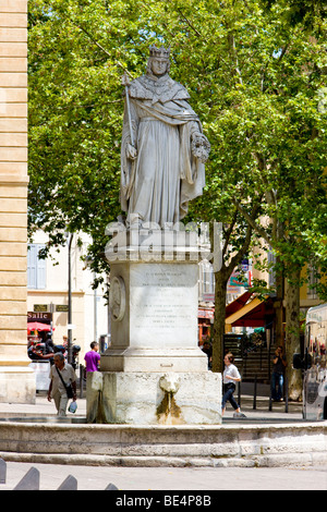 Cours Mirabeau, Aix-en-Provence, Provence, France Stock Photo