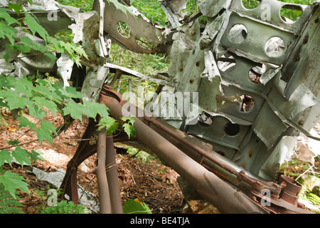 Crash Site Of B-18 Bomber On Mount Waternomee In Woodstock, New ...