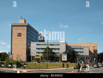 Leeds Metropolitan University seen from Woodhouse Lane West Yorkshire UK Stock Photo