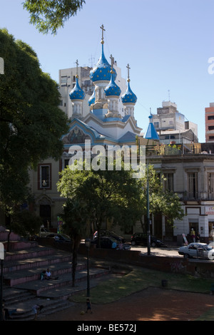 Russian Orthodox Church, San Telmo, Buenos Aires Stock Photo