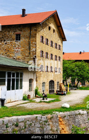 Former iron work, Achtal near Teisendorf, Upper Bavaria, Germany, Europe Stock Photo