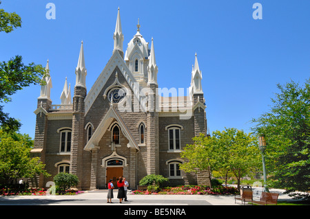 The Assembly Hall at Temple Square at Salt Lake City, Utah, United States of America Stock Photo