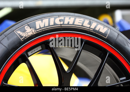 24 hours of Le Mans 2009 - Michelin tyre Stock Photo