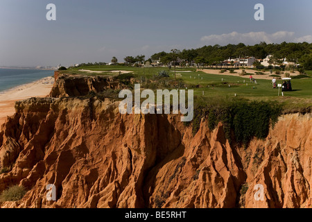 Golf course Vale do Lobo near Almansil, Algarve, Portugal, Europe Stock Photo