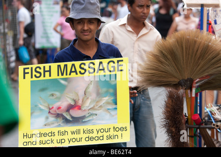 fish massage Stock Photo