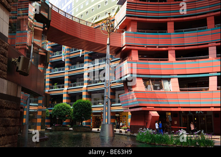 The futuristic Canal City shopping mall, Fukuoka city, Fukuoka prefecture, Japan, June 3, 2009. Stock Photo