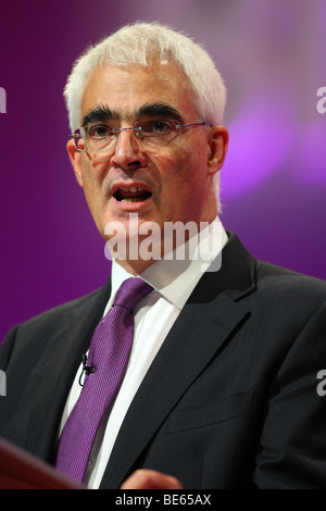 ALISTAIR DARLING MP CHANCELLOR OF THE EXCHEQUER 22 September 2008 MANCHESTER CENTRAL MANCHESTER ENGLAND Stock Photo