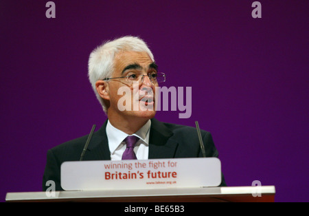 ALISTAIR DARLING MP CHANCELLOR OF THE EXCHEQUER 22 September 2008 MANCHESTER CENTRAL MANCHESTER ENGLAND Stock Photo