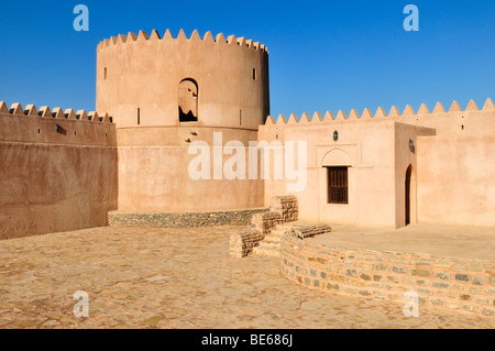 Historic adobe fortification Liwa Fort or Castle, Batinah Region ...