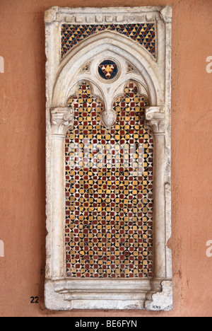 Cloister, Basilica of St. John Lateran, Basilica di San Giovanni in Laterano, historic city centre, Rome, Italy, Europe Stock Photo