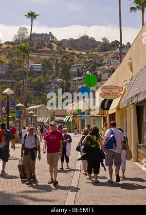 AVALON, CA, USA - Tourists, Santa Catalina Island Stock Photo