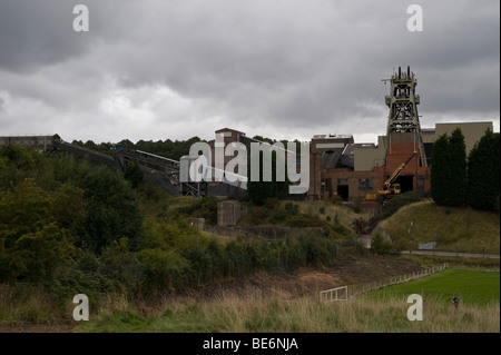 Welbeck Colliery, the last deep coal mine in the Nottinghamshire coalfield, Great Britain Stock Photo