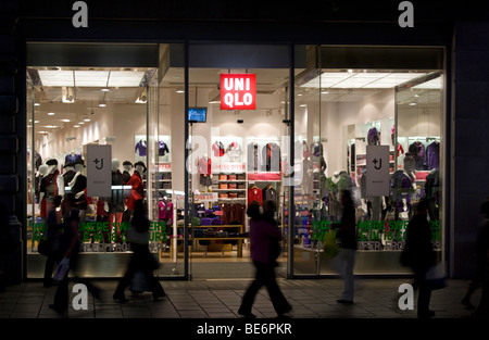 Flagship Uniqlo store Oxford Street London Stock Photo