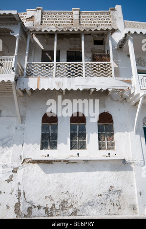 Traditional house in Muttrah, Muscat, Oman Stock Photo