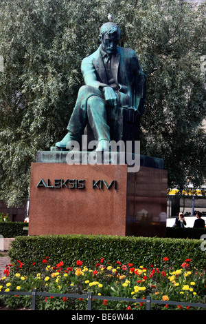 Alexis Kivi Monument, Helsinki, Finland, Europe Stock Photo