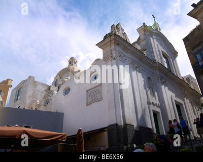 The Isle of Capri in the Bay of Naples in Italy Stock Photo