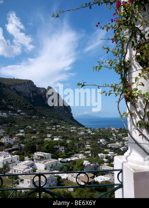 The Isle of Capri in the Bay of Naples in Italy Stock Photo