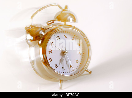 Alarm clock with motion blur Stock Photo