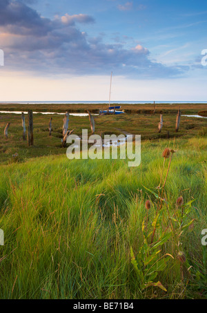 Thornham harbour on the North Norfolk coast Stock Photo - Alamy