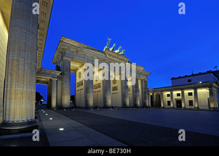 Brandenburg Gate in the early morning, Berlin, Germany, Europe Stock Photo