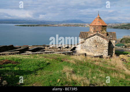 Sevanavank, historic Armenian church above Sevan Lake, Armenia, Asia Stock Photo