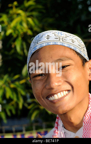 islamic teenage boy jakarta indonesia Stock Photo