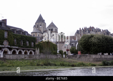 St Aignan on the River Cher, Central France Stock Photo