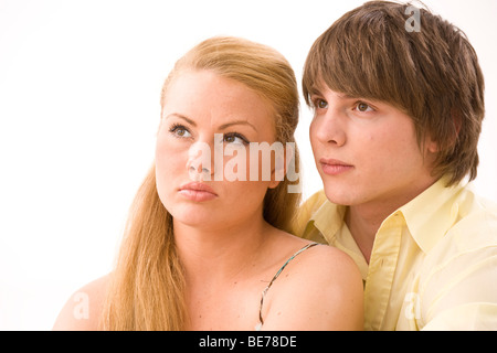 Disappointed young couple Stock Photo