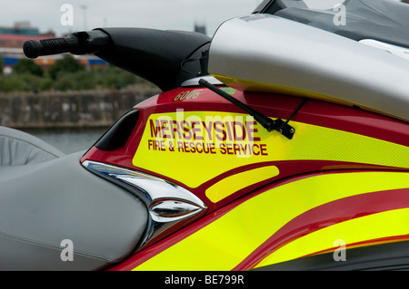 Fire & Rescue Service Jet Ski Stock Photo