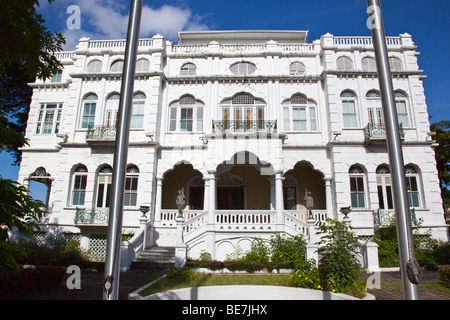 Magnificent Seven Whitehall Building now Office of the Prime Minister in Port of Spain Trinidad Stock Photo