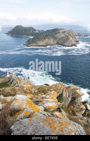 Cíes Islands. Islas Atlánticas National Park. Pontevedra province. Spain. Stock Photo