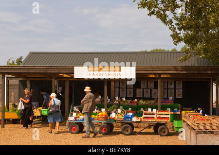 Drove Orchards Farm shop in North Norfolk Uk Stock Photo