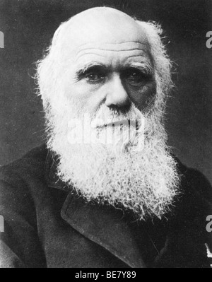 CHARLES DARWIN   (1809-1882) English naturalist in 1902 Stock Photo